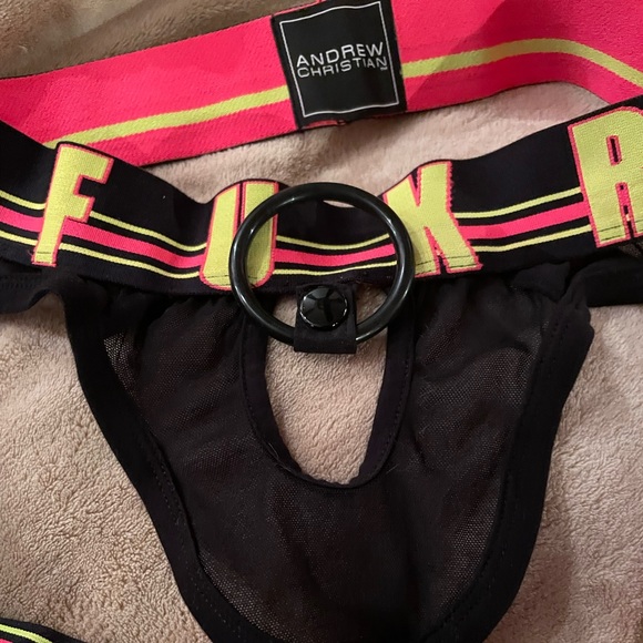 Mens SM Andrew Christian ‘Fukr’ C-Ring Jockstrap - Picture 6 of 6